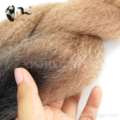 100g ombre color two tone jumbo braiding hair for box braids and crochect twist braids